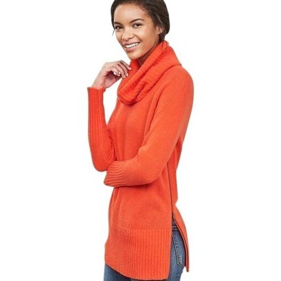 Banana Republic Sweaters Banana Republic Orange Turtleneck Sweater